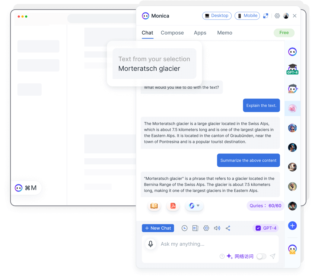 Monica - Your ChatGPT AI Assistant Chrome Extension
